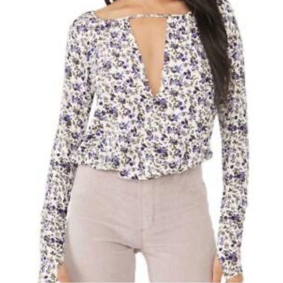 Free People Floral Bodysuit - Picture 2 of 10